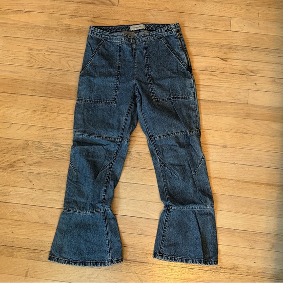 Rachel Comey Pursue Bell Hem Crop Denim Jeans Size 6 - Picture 9 of 11